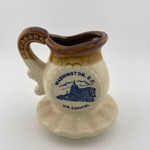 Vintage Washington DC Ceramic Souvenir Toothpick Holder